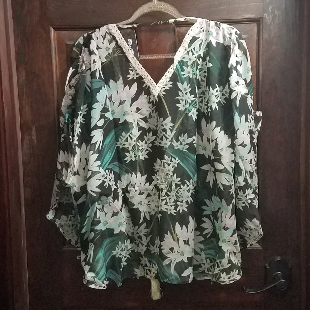 Miss Me Boho Floral Kimono - Picture 4 of 6
